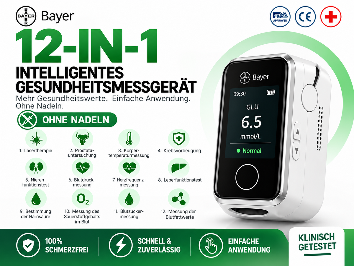 Gesundheitswerte einfach im Blick
