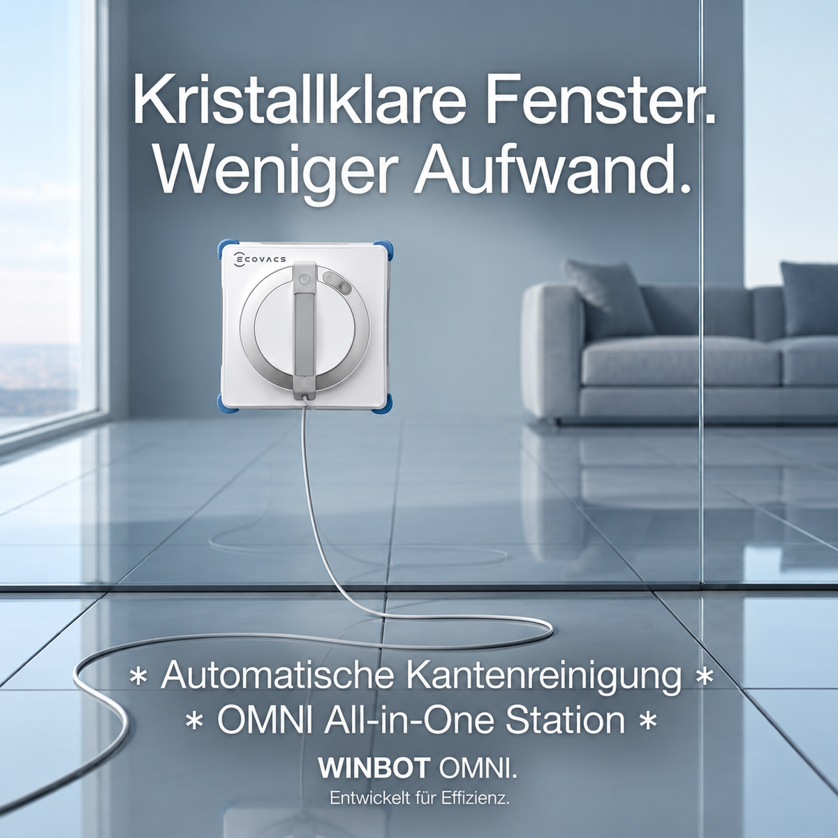 Ecovacs Winbot W2 Pro Omni Fensterputzroboter – Ecovacs Automatische Fensterreinigung