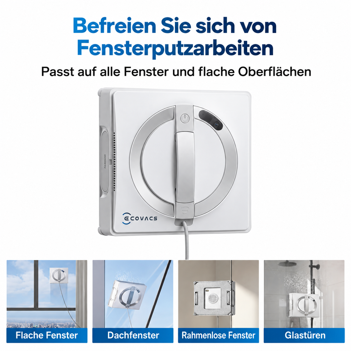 Ecovacs Winbot W2 Pro Omni Fensterputzroboter – Ecovacs Automatische Fensterreinigung