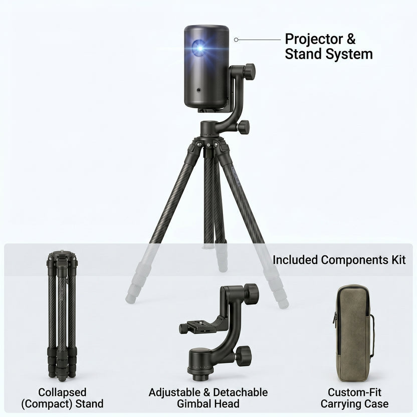 Nebula Capsule 3 Laser Tragbarer Full-HD-Projektor mit Google TV